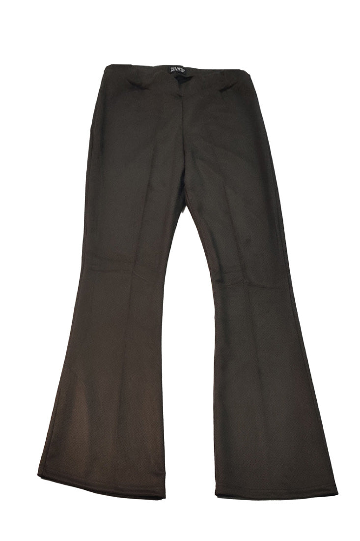 Pantalone a zampa in velluto