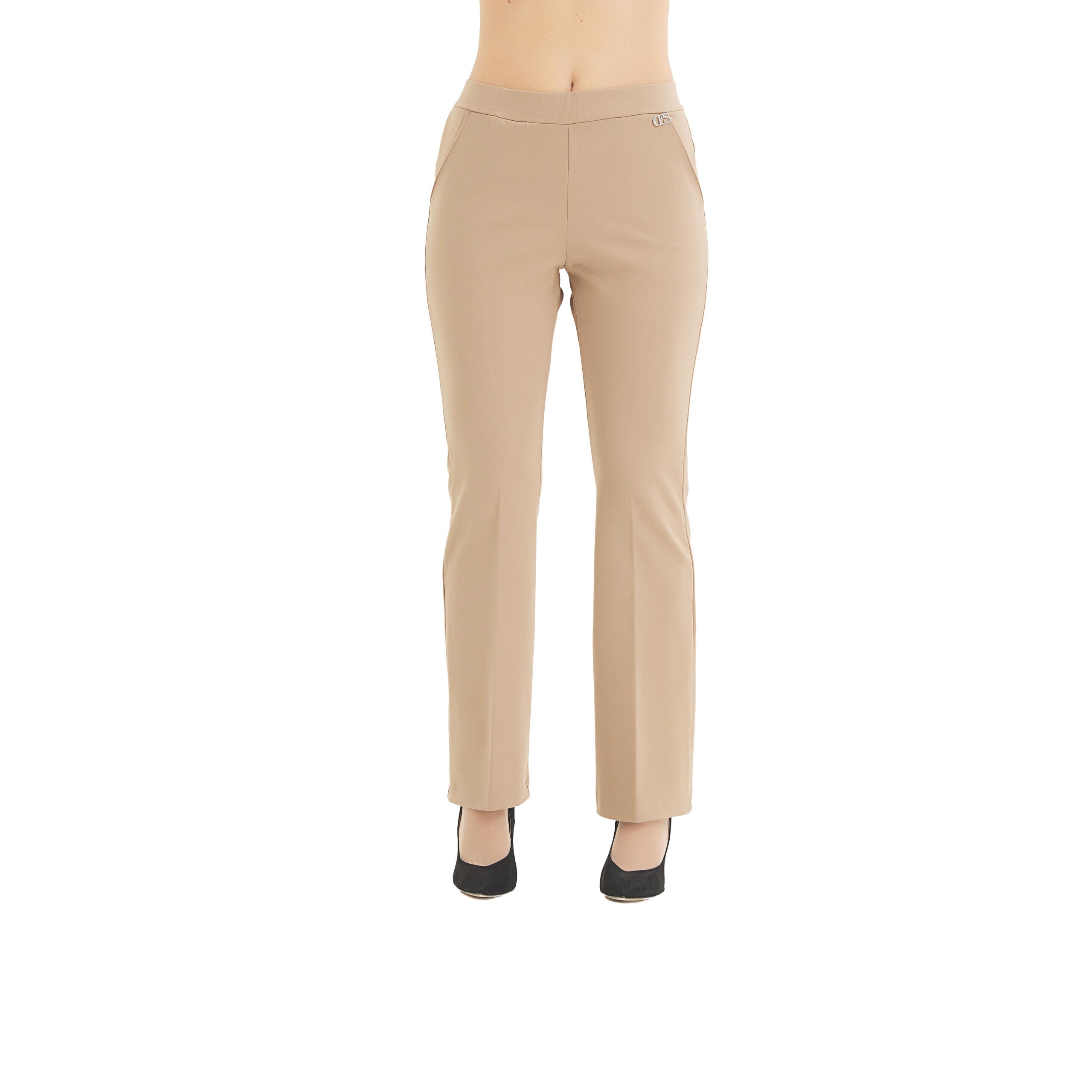 Pantalone flare con tasche