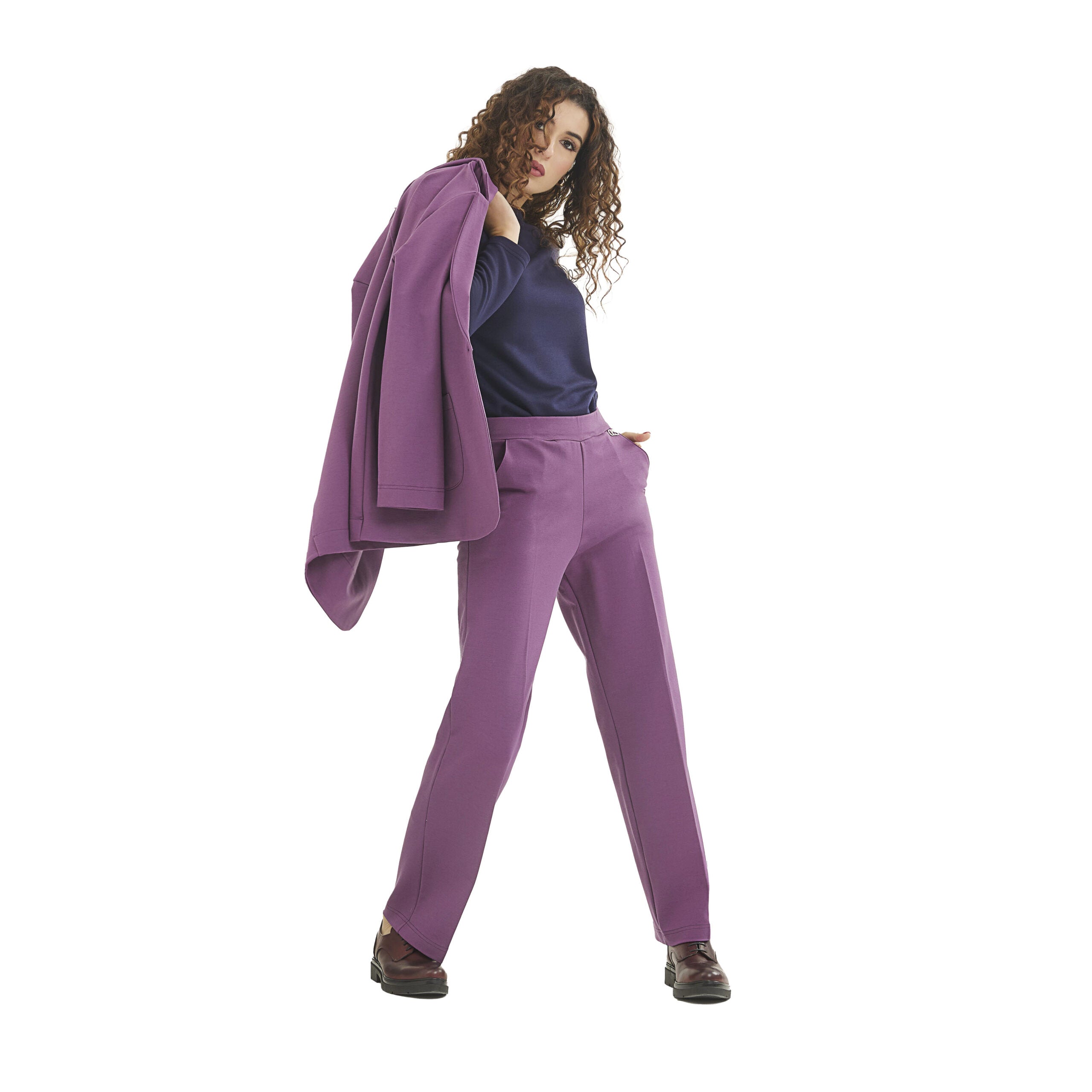 Pantalone dritto con tasche
