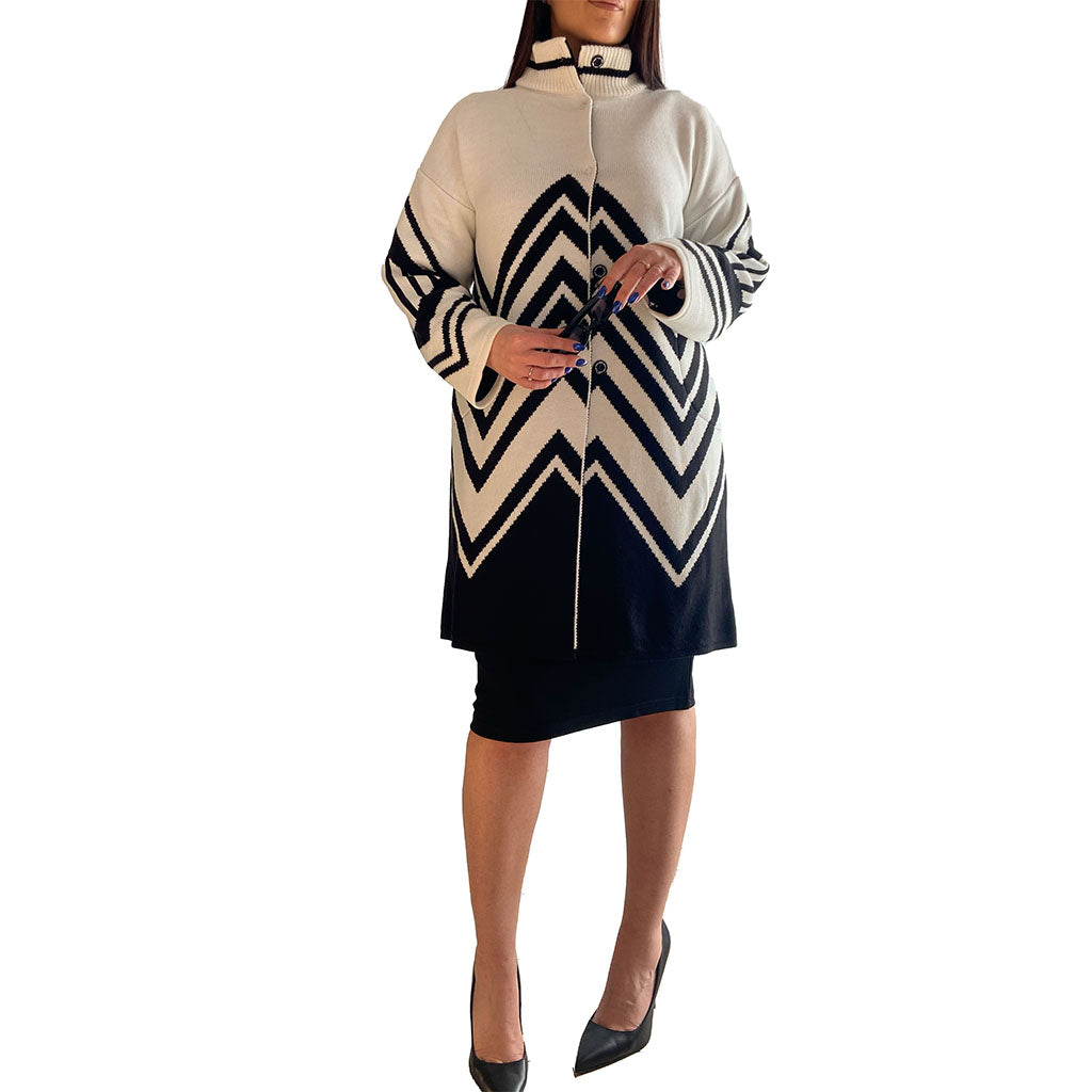 Cappotto Maglieria Calata