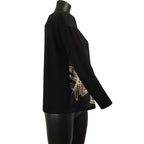 Maglia in maglina floreale