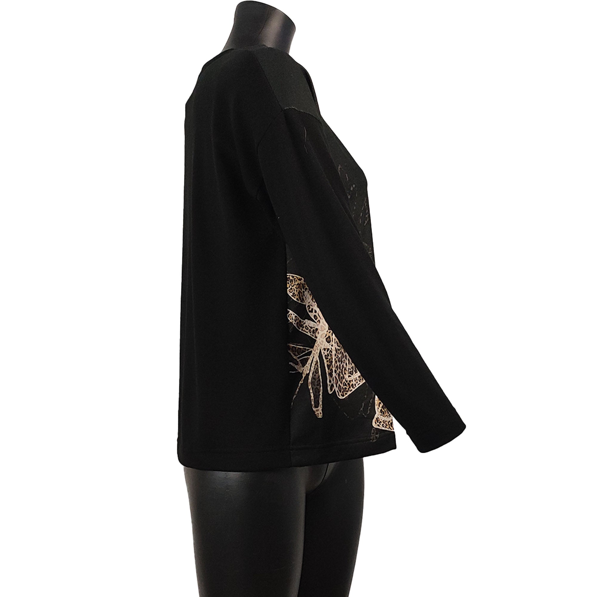 Maglia in maglina floreale