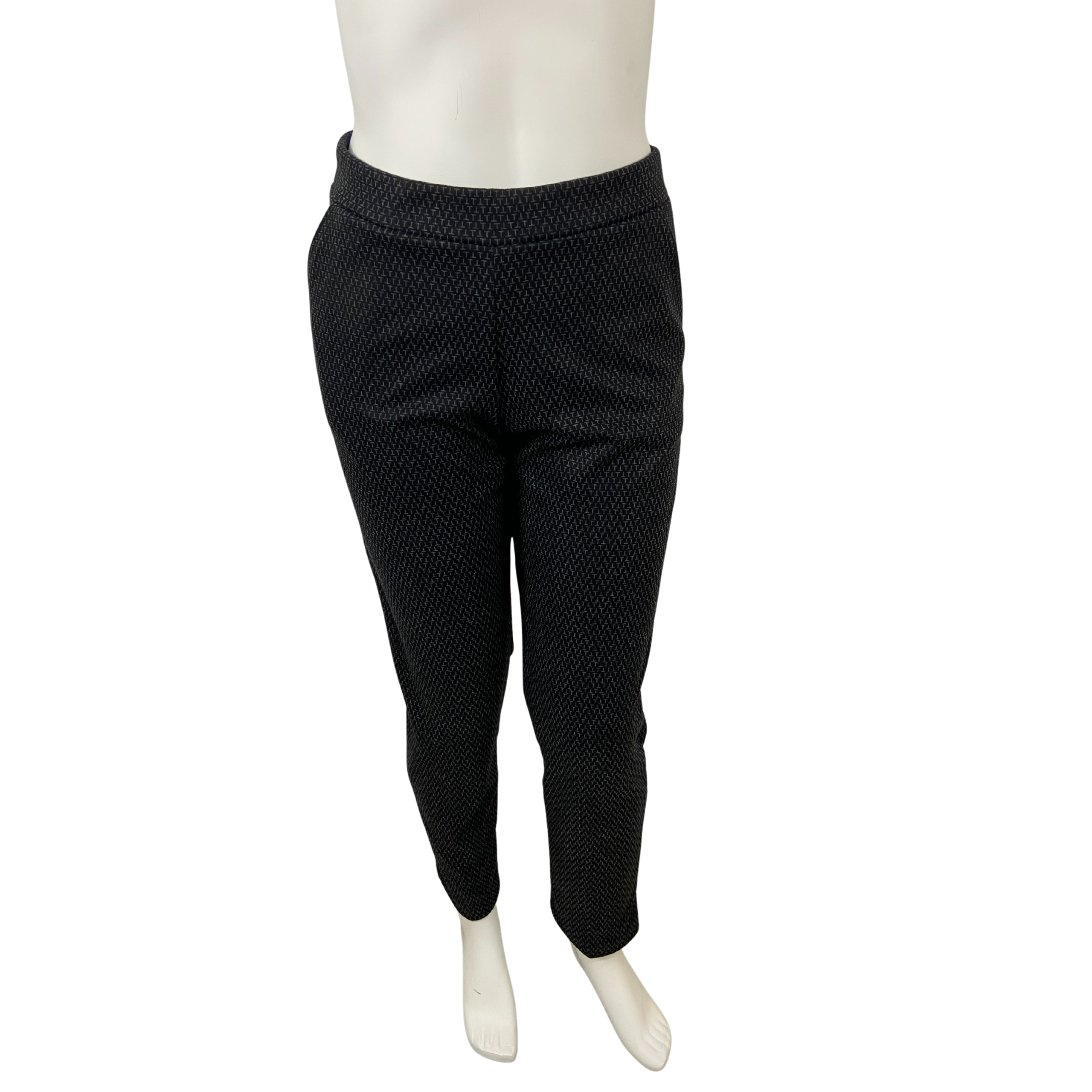 Pantalone sigaretta con tasche - 8 fantasie