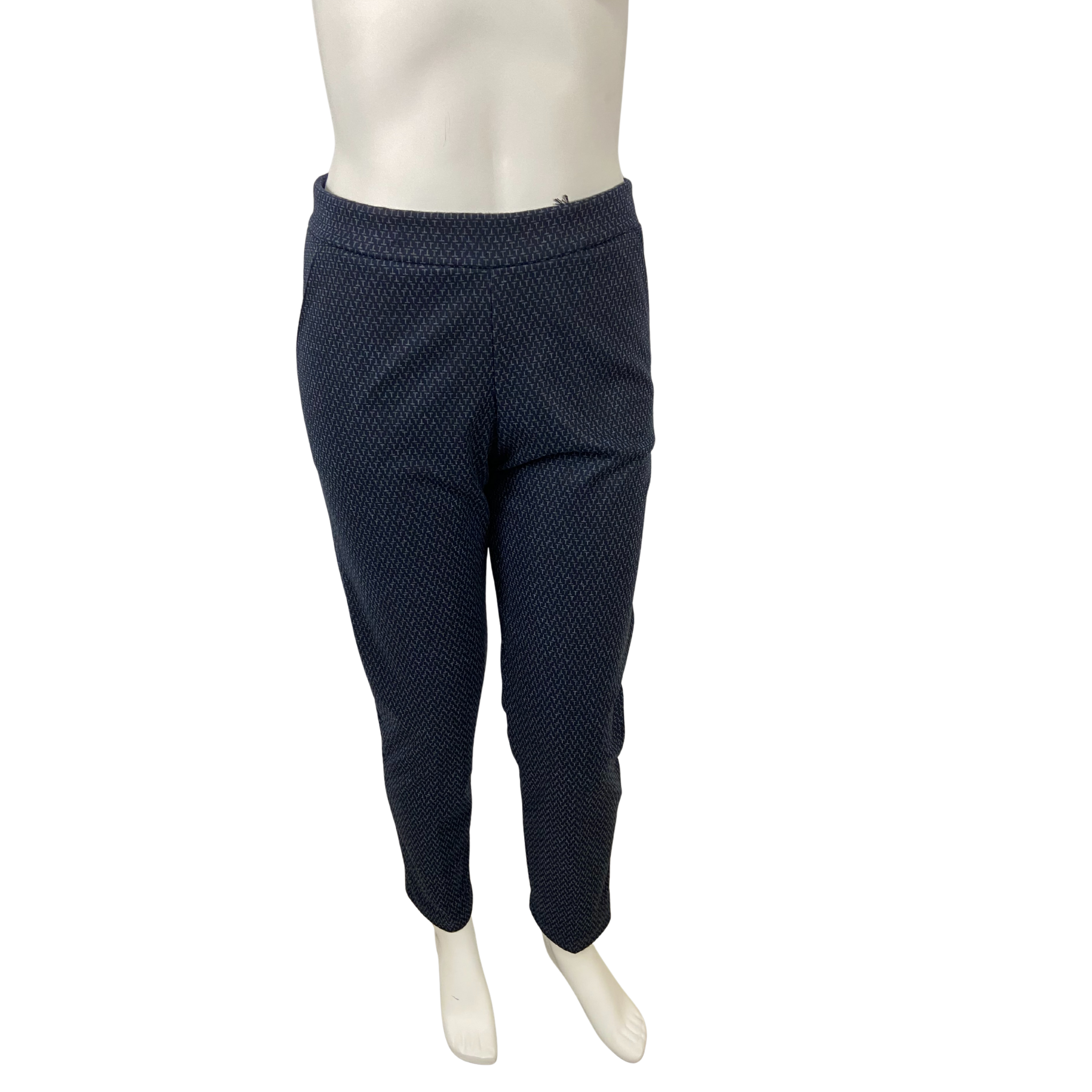 Pantalone sigaretta con tasche - 8 fantasie