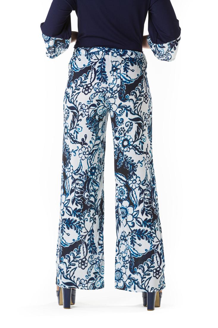Pantalone in mussola di viscosa
