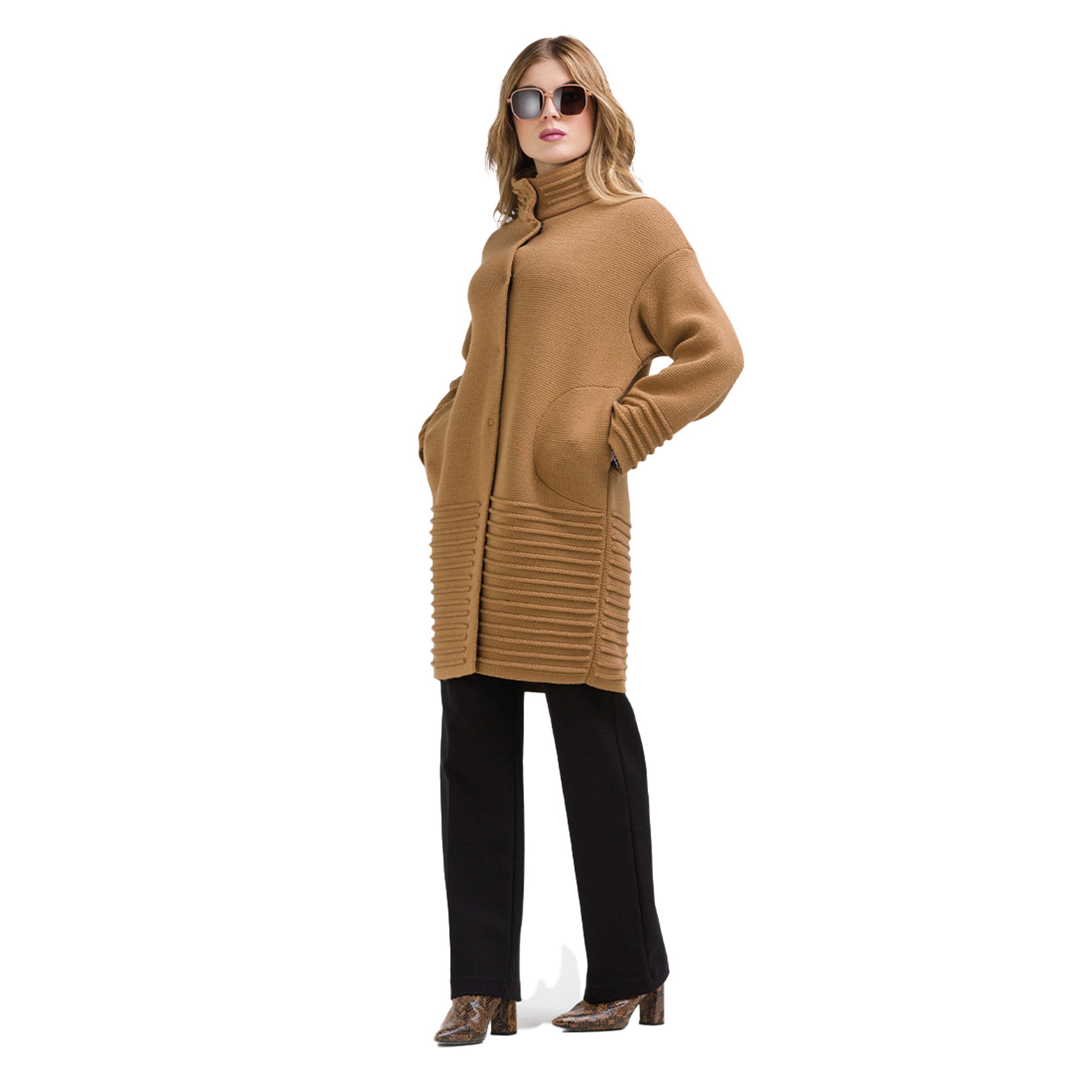 Cappotto cammello